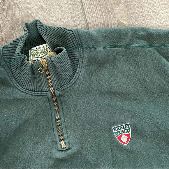 Vintage Roots sweater green size Medium - Picture 4 of 7